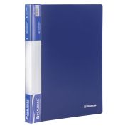 Папка  BRAUBERG 40 вкладышей 221603 Стандарт, 0,7мм, синяя