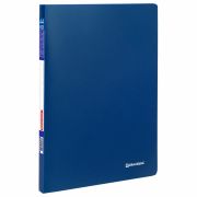 Папка BRAUBERG Бюджет 20 файлов синяя 0.5мм 222628