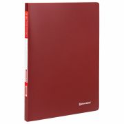 Папка BRAUBERG Бюджет 30 файлов красная 0.5мм 222630