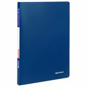 Папка BRAUBERG Бюджет 30 файлов синяя 0.5мм 222631