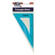 Треугольник Centrum 88014 гибкий ,угол 30, 18 см,  в ПВХ упаковке