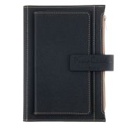 Записная книжка PC190-F04-1 в обложке, черная, 320 стр.,сменный блок