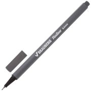 Ручка-линер BRAUBERG 142258 AERO серая 0,4mm трехгранная капиллярная