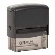 Штамп GRM 40 арт.116000045 самонаборный, 6строк, оттиск 59*23мм, синий без рамки, касса в комплекте