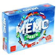 Настольная игра «Мемо. Флаги», 50 карточек + познавательная брошюра 7890 2913591