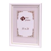 Фоторамка деревянная СОСНА C20 0033 15х21 белый