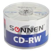 Диски CD-RW SONNEN 700Mb 50шт арт 512578