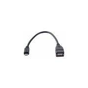 Кабель PERFEO U4202, USB2.0 A розетка - вилка micro USB,  0.2 м, OTG
