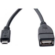 Кабель PERFEO U4204, USB2.0 A розетка - вилка micro USB, 1 м, OTG