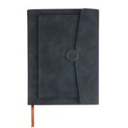 Записная книжка PCH108-1-1 в обложке, серый, 16*22см