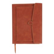 Записная книжка PCH108-1-3 в обложке, коричневый, 16*22см