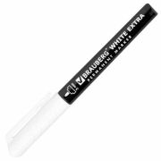 Маркер BRAUBERG перманентный 0,3 мм, WHITE EXTRA, БЕЛЫЙ 152488