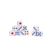 Кубик игральный 1.2 х 1.2 см, белый, 1503023