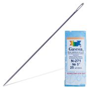 Иглы для прошивки документов (цыганские), комплект 25 шт., размер 12 см, N-271 (поштучно)