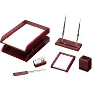 Набор M6C-25A дерев. 6 предметов красное дерево бордовый/чёрный