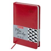 Ежедневник датированный BRAUBERG Rainbow 117077 А5, красный, 2026г.
