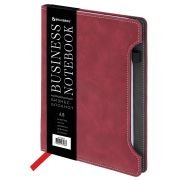 Блокнот BRAUBERG А5 (165х218мм),Perfet, 80л, sot-touch, клетка, бордовый, 116616