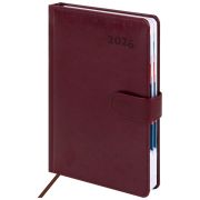 Ежедневник GALANT Ritter 117493 датированный 2026 А5 (148*218мм),кожзам, магнитный клапан, бордовый