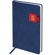 Ежедневник датированный BRAUBERG Accent 117386 А5, синий 2026г.
