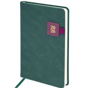 Ежедневник датированный BRAUBERG Accent 117387 А5, зеленый 2026г.