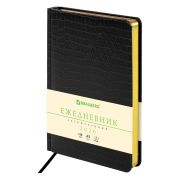 Ежедневник датированный BRAUBERG Comodo 117049 А5, черный, 2026г.