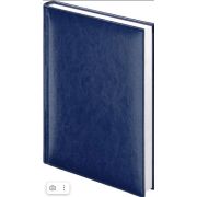 Ежедневник LAMARK26240 2026 Birmingham A5 синий, 352 стр., иск. кожа, прош. по пер., перф