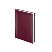 Ежедневник LAMARK26241 2026 Birmingham A5 бордовый, 352 стр., иск. кожа, прош. по пер., перф