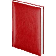Ежедневник LAMARK26245 2026 Birmingham A5 красный, 352 стр., иск. кожа, прош. по пер., перф
