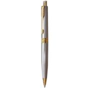 Ручка шариковая Parker «Aster Brushed Metal GT» синяя, 1.0мм, кнопочн., подар. упак. 9000028534