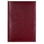Ежедневник датированный LAMARK 24117-BR Sigma A4 бордо 2024