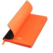 Ежедневник недатированный Portobello Trend, Latte, LXX1501254-010 140х210, 256 стр, черный/оранжевый