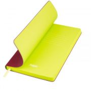 Ежедневник недатированный Portobello Trend, Latte, LXX1501254-050 140х210, 256 стр, бордо/лимонный