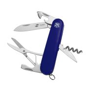 Нож перочинный Stinger FK-K5020-6P 90 мм, 11 функций, лезвие и инструменты из нерж стали, синий