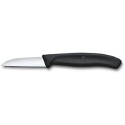 6.7303 Нож столовый  Victorinox 60 мм, прямая заточка, чёрный 6.7401