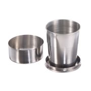 Стакан CA01 S.Quire 0,15 л, складной, 3 слоя, сталь, серебристый