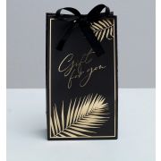 Пакет подарочный с лентой Gift for you, 13*23 *7 см 4753262