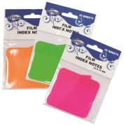 Клейкие индексы Centrum 87407 пластиковые, цвета ассорти по 25 листов, размер 70*70 мм