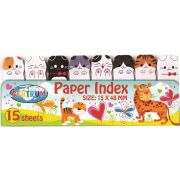 Стикеры CENTRUM 88548 листки-индексы бумажные 48*15мм Котики