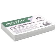 Блок для записи BESTAR белый 15*10*200л.123004 непроклеенный