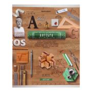 Тетрадь предметная BRAUBERG COLLAGE, 48л.,twin лак АЛГЕБРА, клетка, 404030