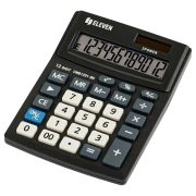 Калькулятор Eleven Business Line CDB1201-BK, 12 разрядов, двойное питание, 155*205*35мм, черный