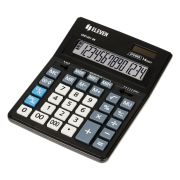 Калькулятор Eleven Business Line CDB1401-BK, 14 разрядов, двойное питание, 155*205*35мм, черный