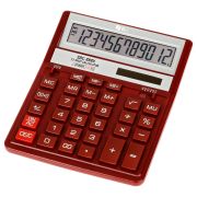 Калькулятор Eleven SDC-888X-RD, 12 разрядов, двойное питание, 158*203*31мм, красный