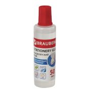 Клей BRAUBERG канцелярский силикатный арт.221020 50мл. с апликатором