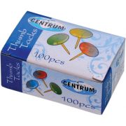 Кнопки Centrum арт.80368 металл.цветные 100шт